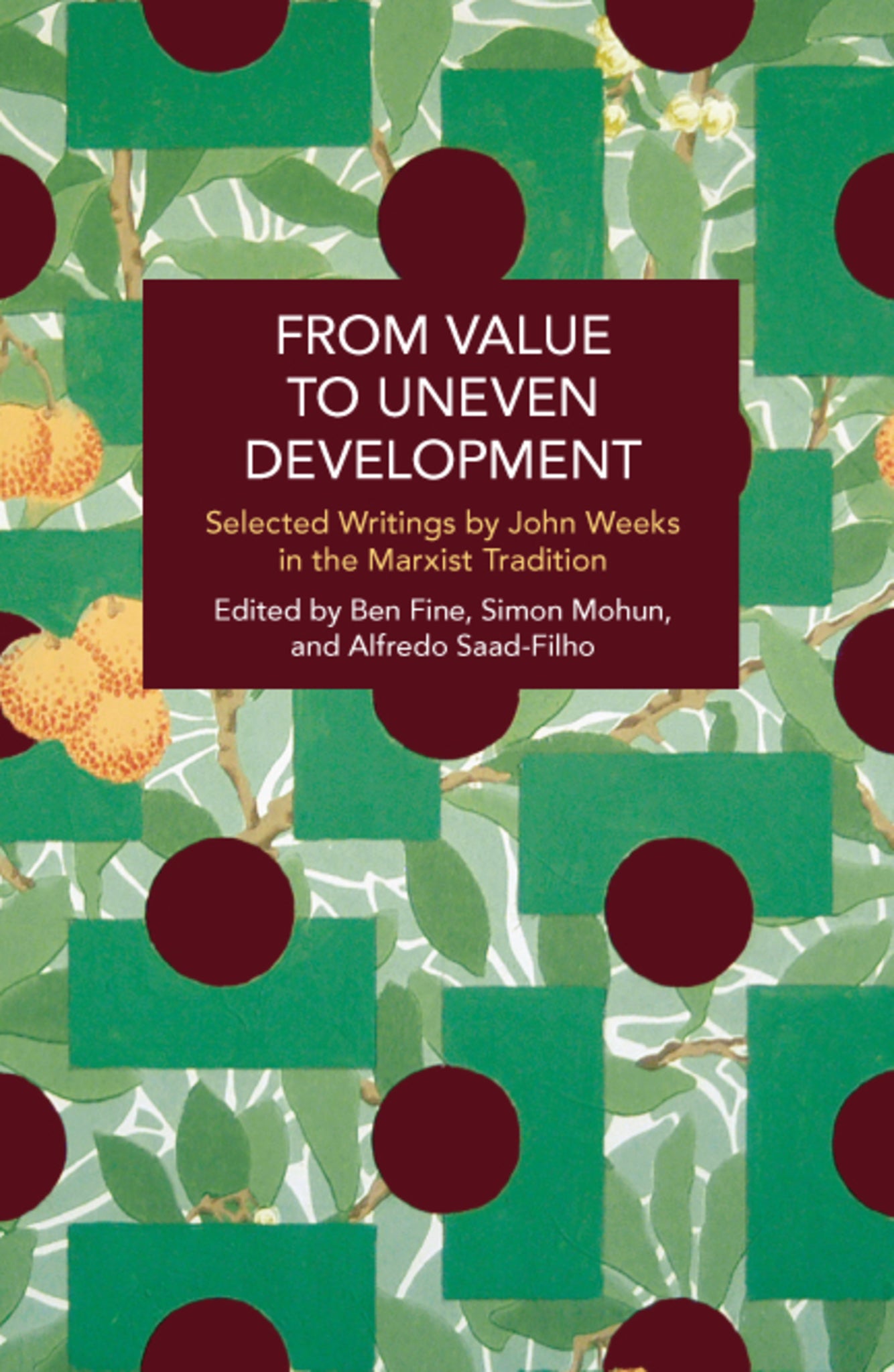 From Value to Uneven Development